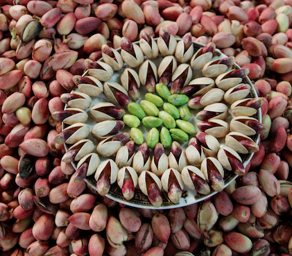 Assortment of pistachios at the Grand Bazaar